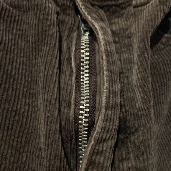 shein high waisted brown corduroy bell bottoms - Picture 4 of 5